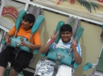 Saeed Thani & Marwan at the SpaceShot ride